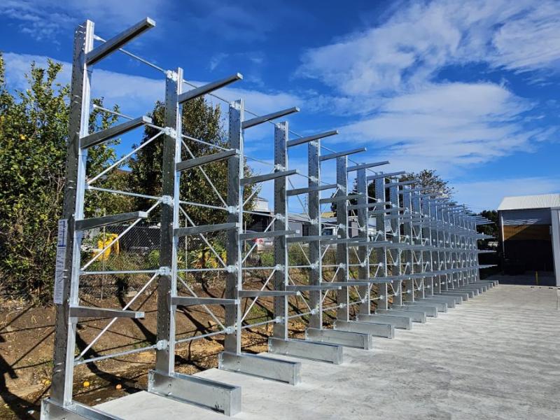 Heavy Duty Galvanised Cantilever Racking